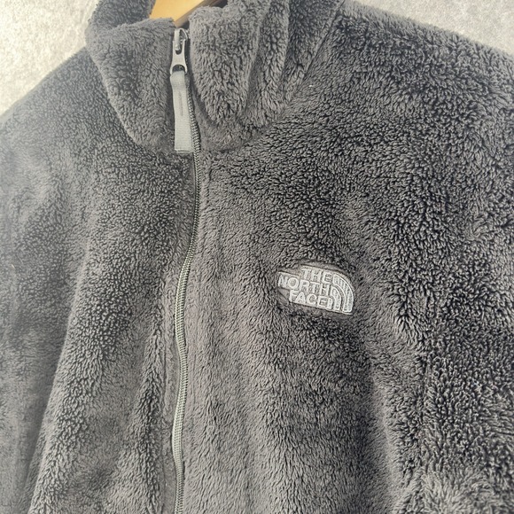 The North Face Osito Jacket Womens Medium Black Oso Soft Fleece Full Zipper Logo - Picture 3 of 13